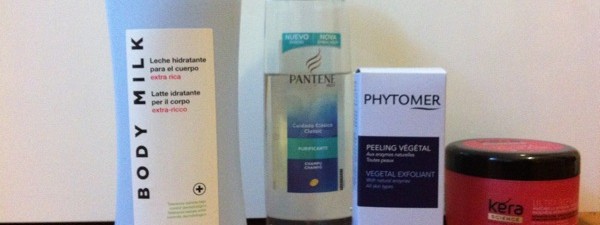 Mis cosméticos: bajo el agua