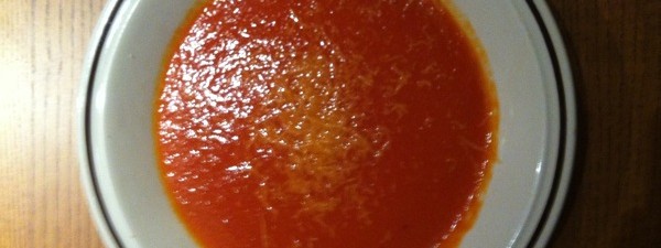 Sopa fácil de tomate